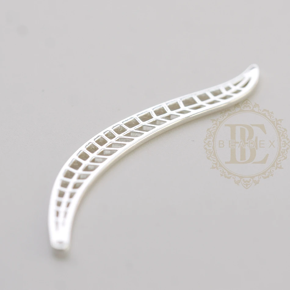 Fourniture de bricolage-feuille de recherche en laiton massif plaqué premium-61x5,7 mm (4895C-8)