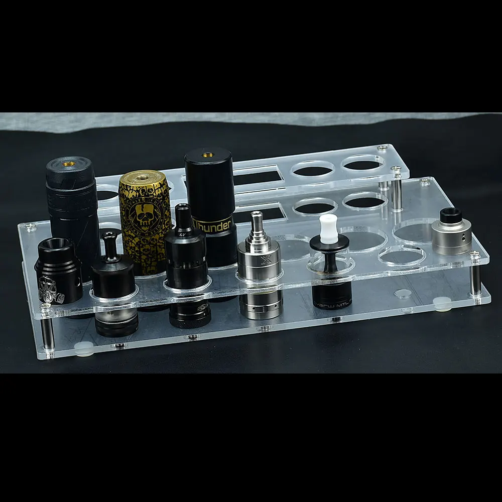 وولفكولي vape 510 موضوع الاكريليك البخاخة عرض الحريق سولو rda حامل حامل ل Blaze RTA kayfun x mtl rta