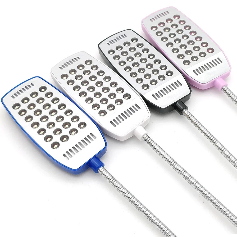 Ultraheldere 28/6LEDs leeslamp LED USB-boeklicht Flexibele tafellampen Nachtlamp voor pc-computer - afbeelding 2