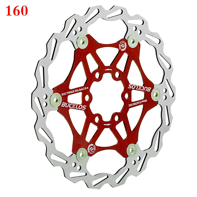 2PC BUCKLOS Fiets Schijfrem 160/180/203 Fiets Drijvende Rotors Rvs Mountainbike Remrotor Mtb rotoren Deel 1PC - afbeelding 1