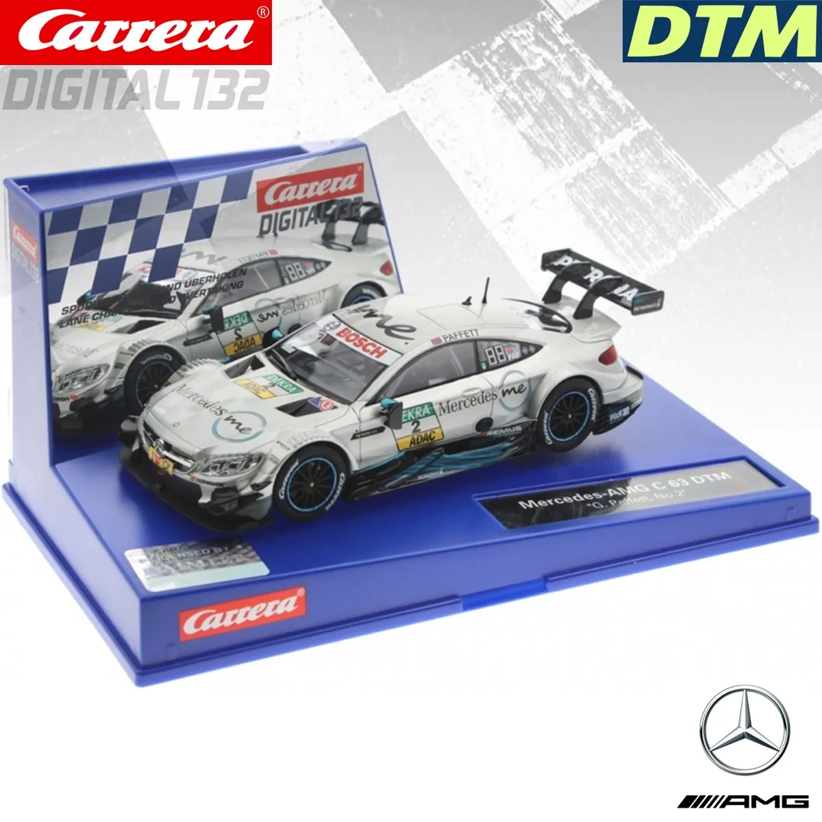 Carreraスロットカーの進化、Digital132 dtm、amg-mercedes c-クーペ