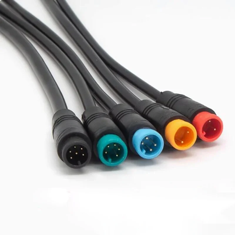 AliExpress NONE M8 8mm 2/3/4/5/6 Pin male&female Julet Electric bike Butt Plug Connector waterproof Scooter Brake Cable Pluger Signal Sensor