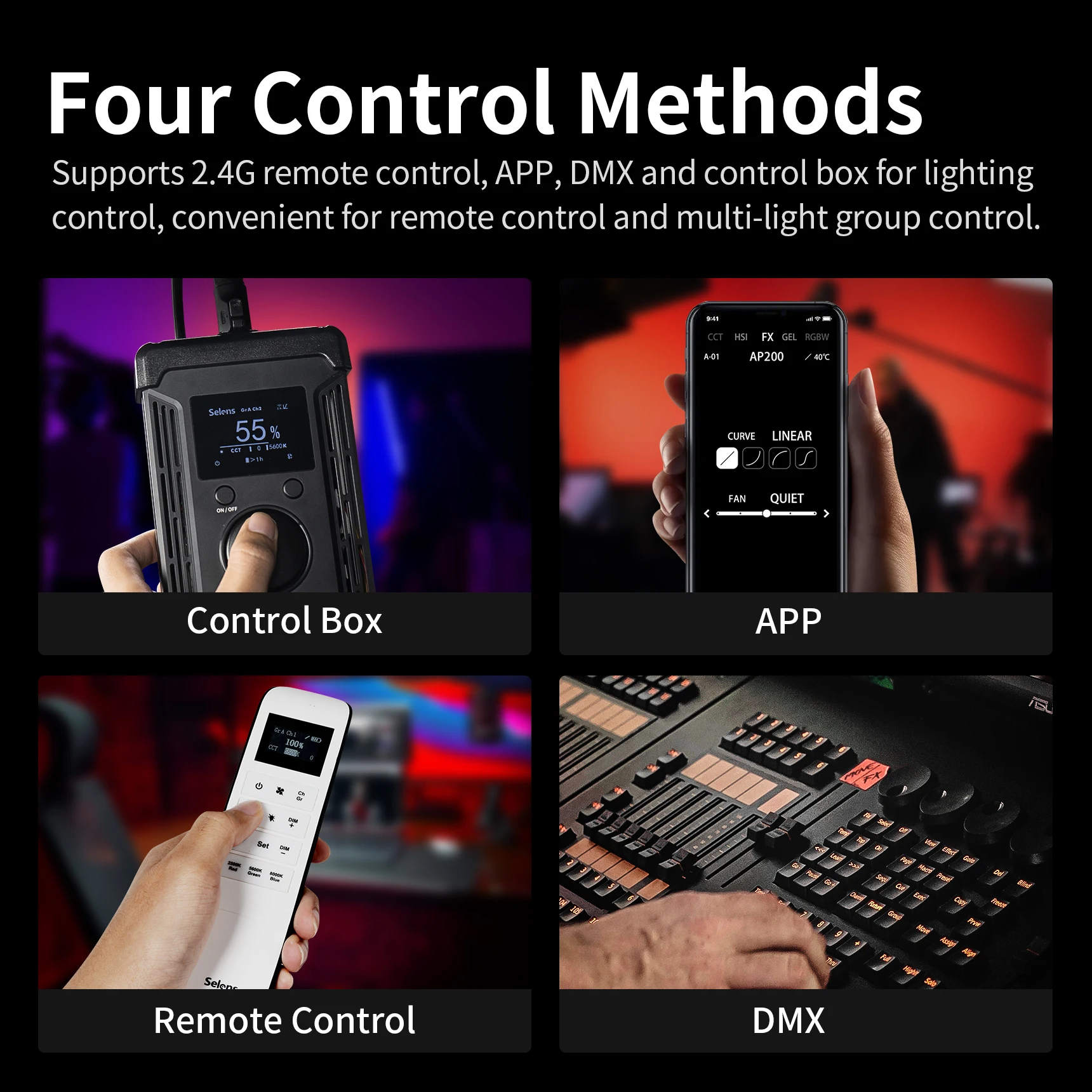 Selens 또는 Softbox 100W RBG LED 롤 천 램프 유연한 패브릭 라이트 휴대용 사진 스튜디오 키트 사진 램프 풀 컬러 RGB