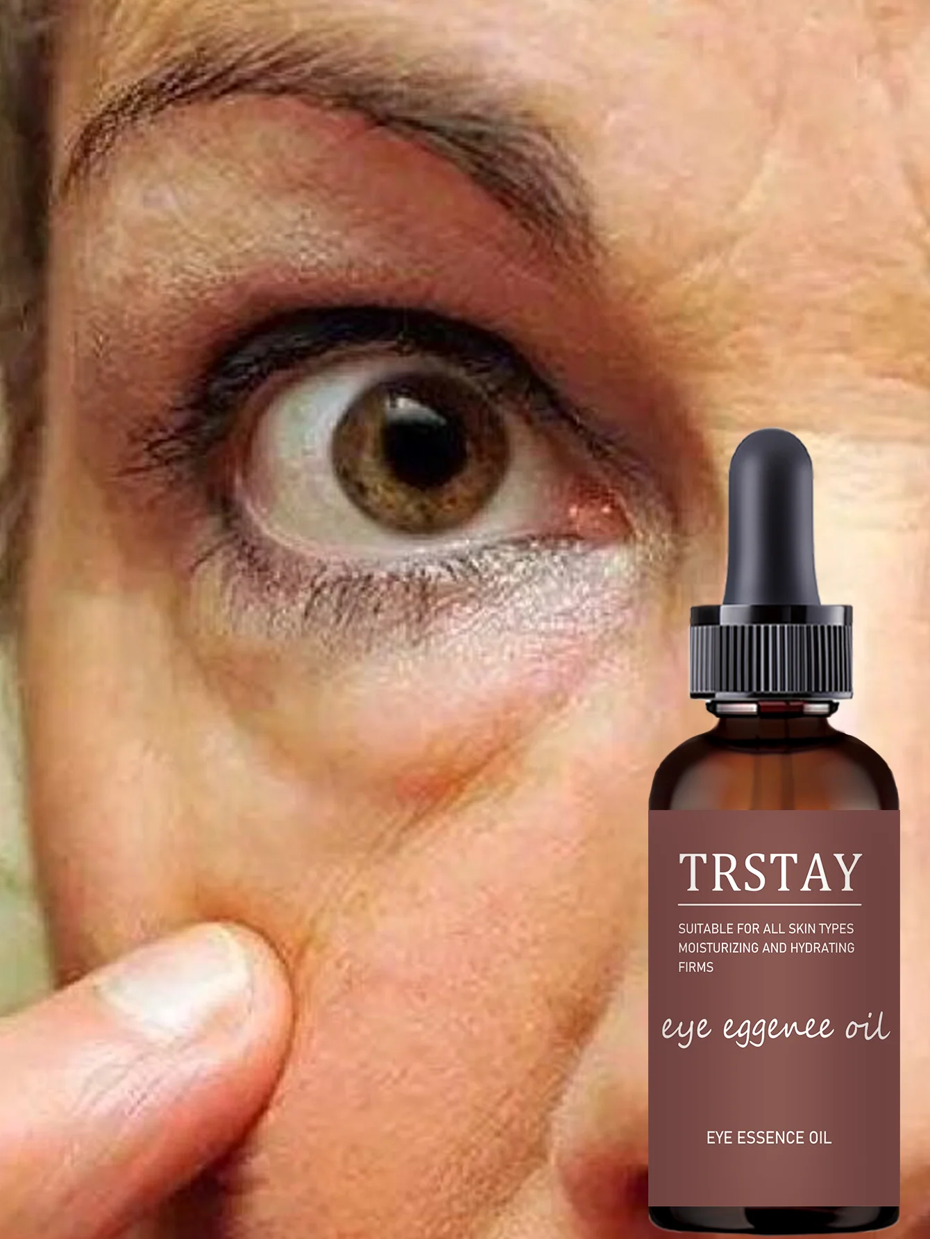 Hydrating Brightening Eye Oil for Smoothing and Nourishing Delicate Eye Skin with Vitamin E and Antioxidants to Reduce Puffiness - Image 2