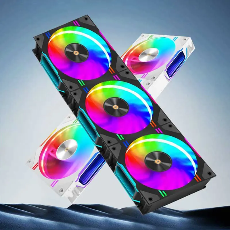 UPSIREN D30 120X120X30mm Computer case cooling fan Suitable for air cooling/water cooling radiator/5V 3PIN ARGB/4PIN PWM - view 6