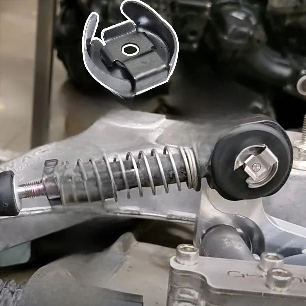 Câblage de sélecteur de vitesse Bowden, connecteur de câble, liaison de changement de vitesse, rondelle de verrouillage d'extrémité, fixation à clip de retenue, Audi, Seat, Skoda, VW, 1 pièce, 3