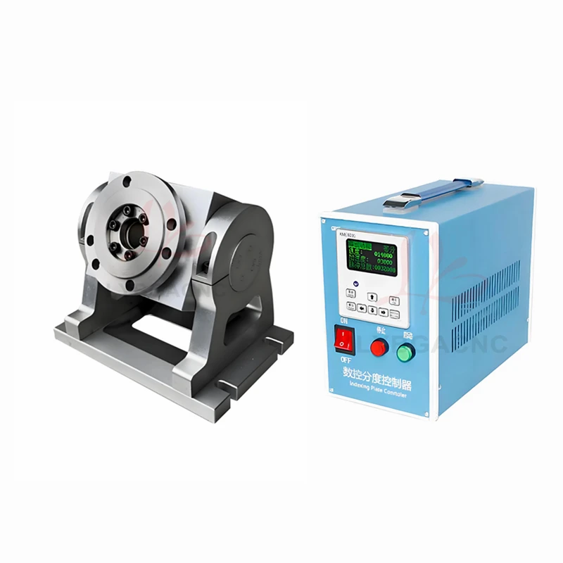 4th Axis Rotation A-axis With 86mm Nema34 Stepper Motor For Laser Marking CNC Engraving Machine 100mm Chuck Center Height 100mm