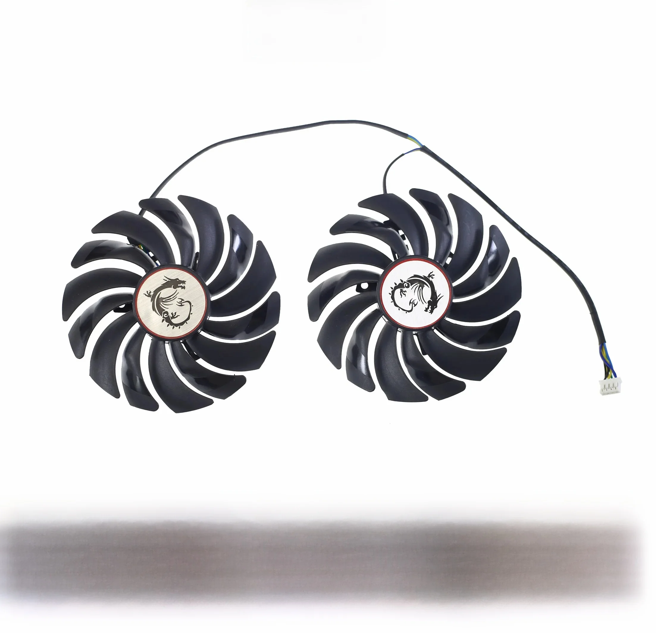 2 sztuki/lot chłodnic karty graficznej dla MSI GTX 1080/1070/1060 wentylator dla msi GTX1080 GTX1070 ARMOR 8G OC GTX1060 chłodzenie karty graficznej GPU — zdjęcie 2