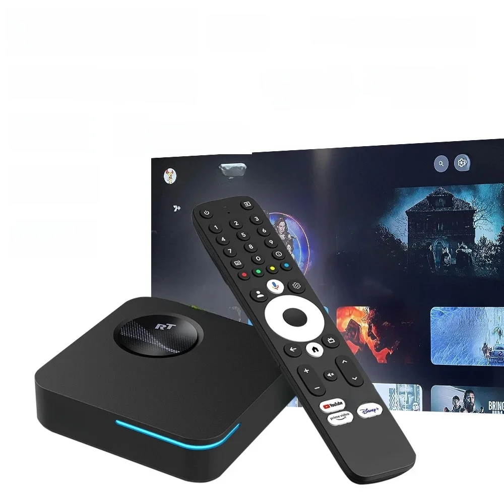 RockTek GX1 UHD Google TV 14 Box Netflix Google Certified 4GB 32GB Realtek1325 Ondersteunt Dolby Atmos 2T2R Wifi6 BT5.2 Android TV Box - afbeelding 2