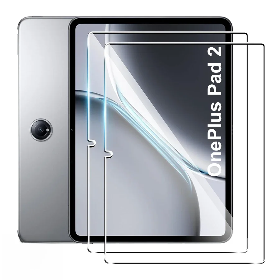 Image of 2PCS For OnePlus Pad 2 Tempered Glass Screen Protector 12.1 inch Tablet Bubble Free HD Anti-Scratch Protective Film