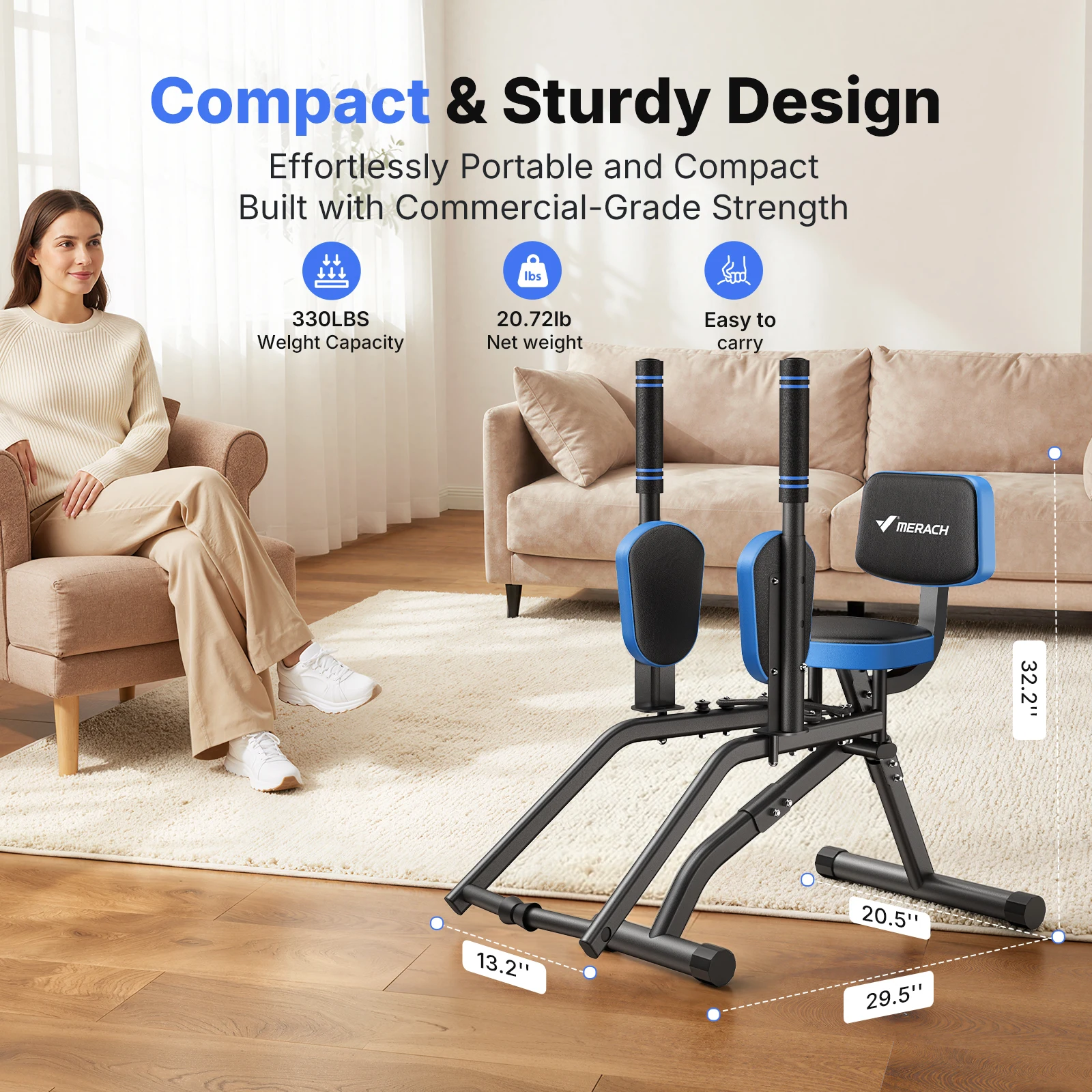 MERACH ヒップアブダクター・バットトーニング・レッグア - Home Gym Resistance Machine のレビューと価格