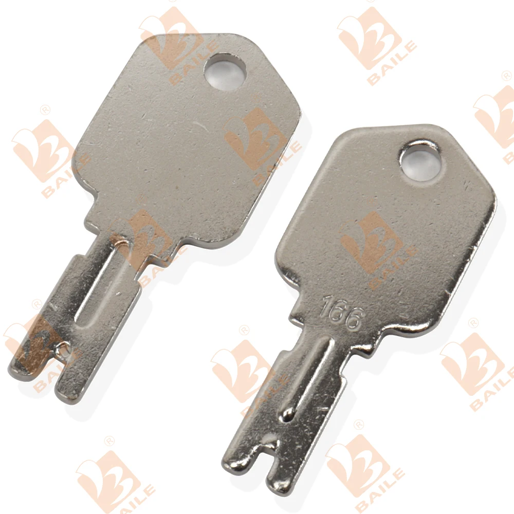 10pcs Lgnition Keys 6T-2663 for Clark Yale Komatsu Hyster Gradall Gehl JLG 166