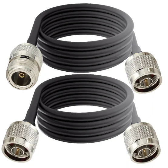 1 szt. Kabel LMR195 N Męski do N Męski i Żeński Złącze Niskostratny Przedłużacz Kabel Połączeniowy 50 omów LSR195 — zdjęcie produktu 5