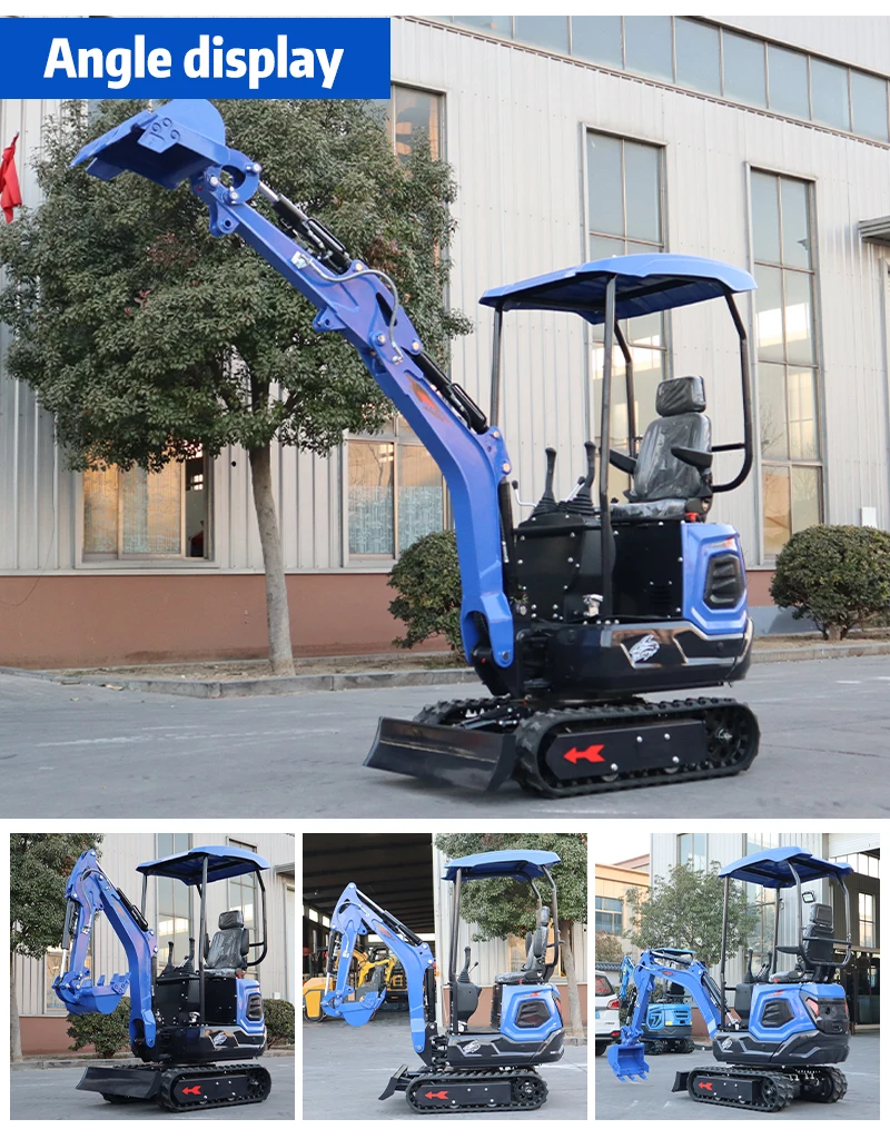 Einziehbares Fahrgestell 1,2 Tonnen Mini-Raupenbagger CE EPA Maßgefertigte Schwerlast-Erdbewegungsmaschine – Detail 5