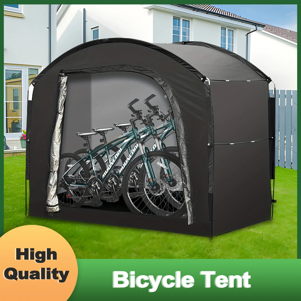 Carpa para Bicicletas, Cubierta Impermeable de Oxford 210D para Bicicletas, Motocicletas, Herramientas de Jardín y Cortacésped