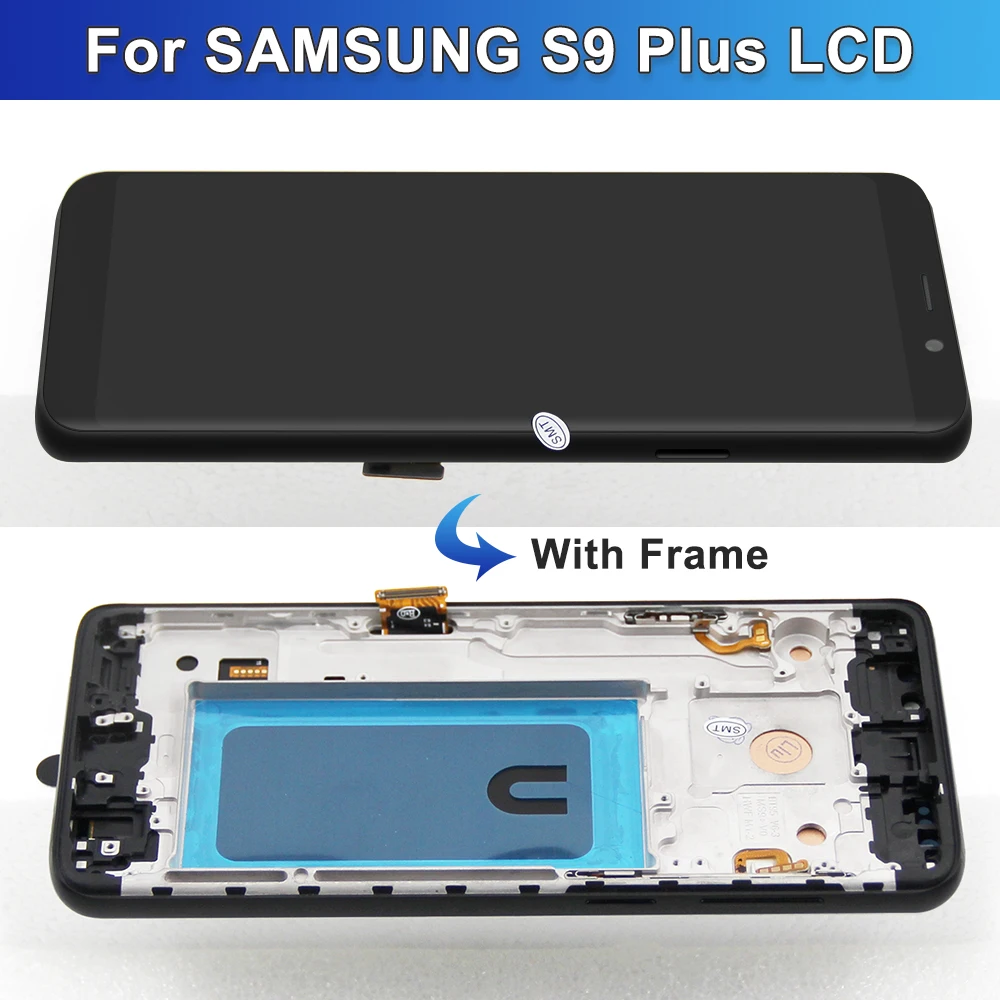 Imagem -02 - Tela de Toque Lcd com Moldura Peças de Montagem Digitalizador Samsung s9 Plus G965 Sm-g965f G965fd Qualidade Tft