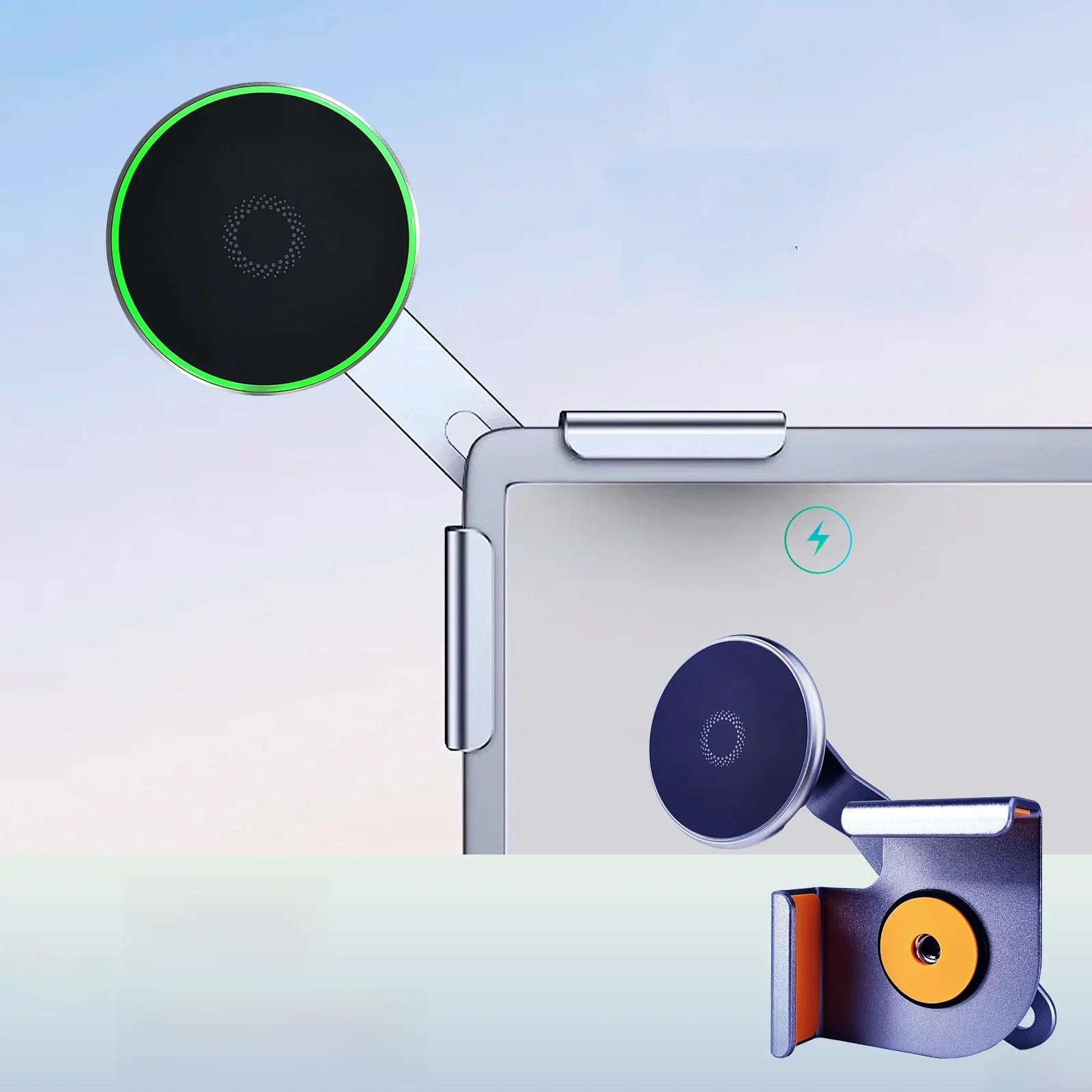 Dla BYD Seal U Magnetyczny uchwyt samochodowy na telefon Ekran multimedialny Stała podstawa Bezprzewodowa podstawka ładująca MagSafe Uchwyty do telefonów komórkowych — zdjęcie 2