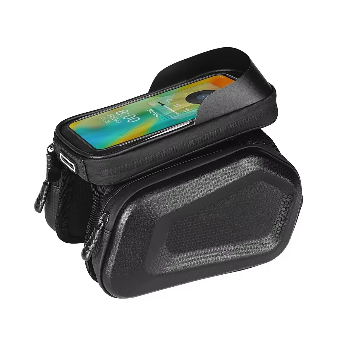 AliExpress OFFBONDAGE Phone Hard Case Waterproof Reflective Large Capacity Top Tube Bag Road Bicycle Head Bag Front Beam Bag Cycling equipment