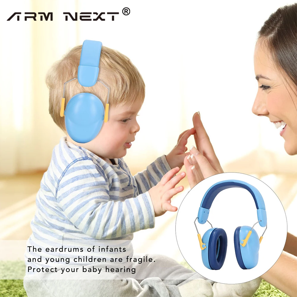 Ear Protection for kids Earmuffs Baby Noise Reduction hearing Defenders children Protector muffs Adjustable Safety NRR 25db