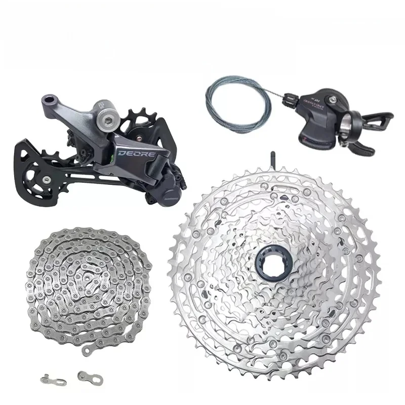 Shimano Deore M6100 1X12 Speed Groupset do rowerów górskich MTB 12V Dźwignia zmiany biegów CN RD Przerzutki 51T Kaseta Oryginalne zestawy rowerowe — zdjęcie 2