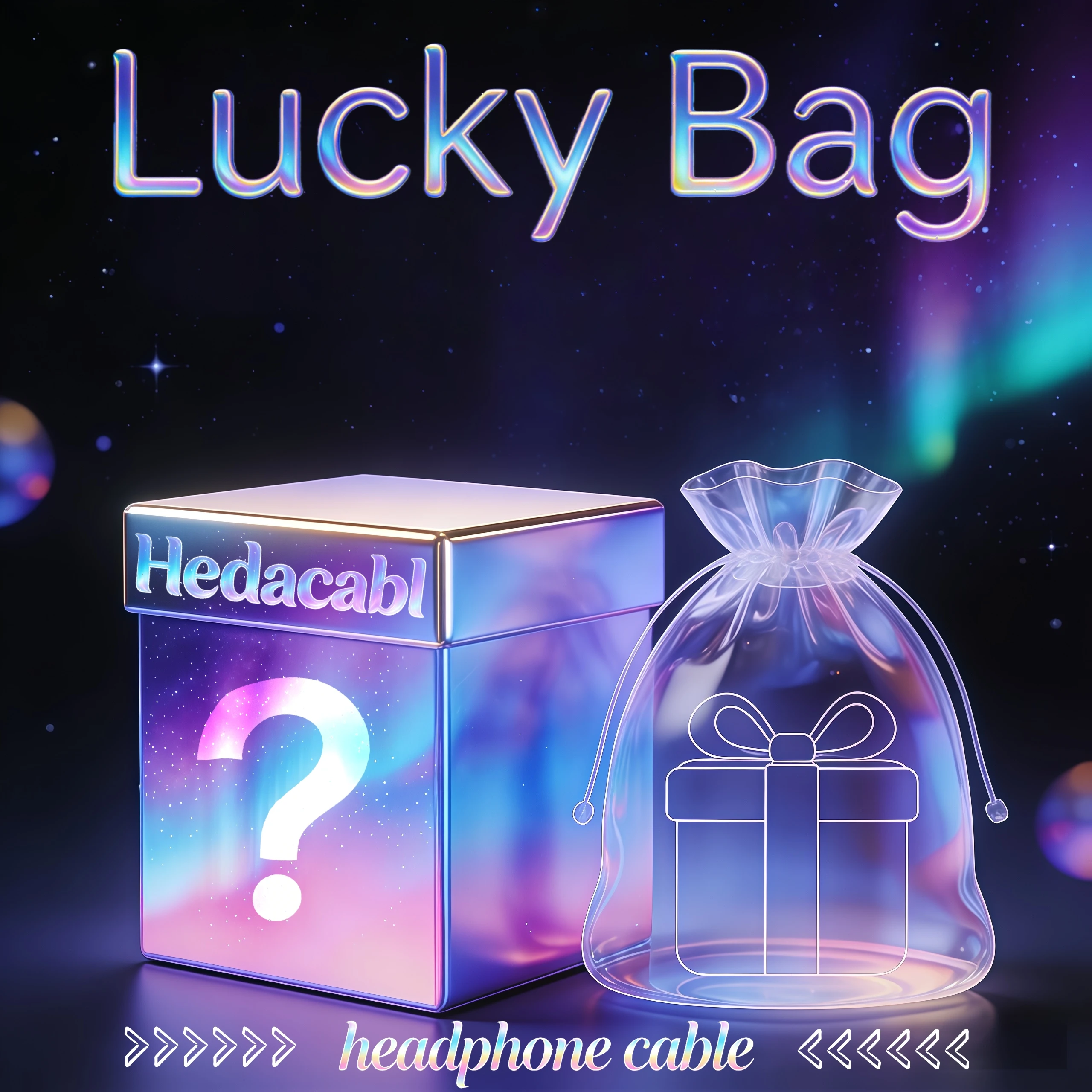 

Кабель для наушников Hedacabl, новогодний набор-сюрприз, 1,5-метровый кабель из различных материалов, с двумя разъемами 3,5 мм TRS и интерфейсами 4,4, 3,5, 2,5, 6,35 мм.