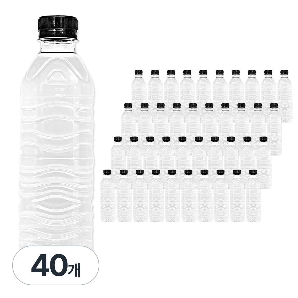 Agua de manantial Suncheon 500 ml 20 botellas x 2 paquetes, total 40 botellas