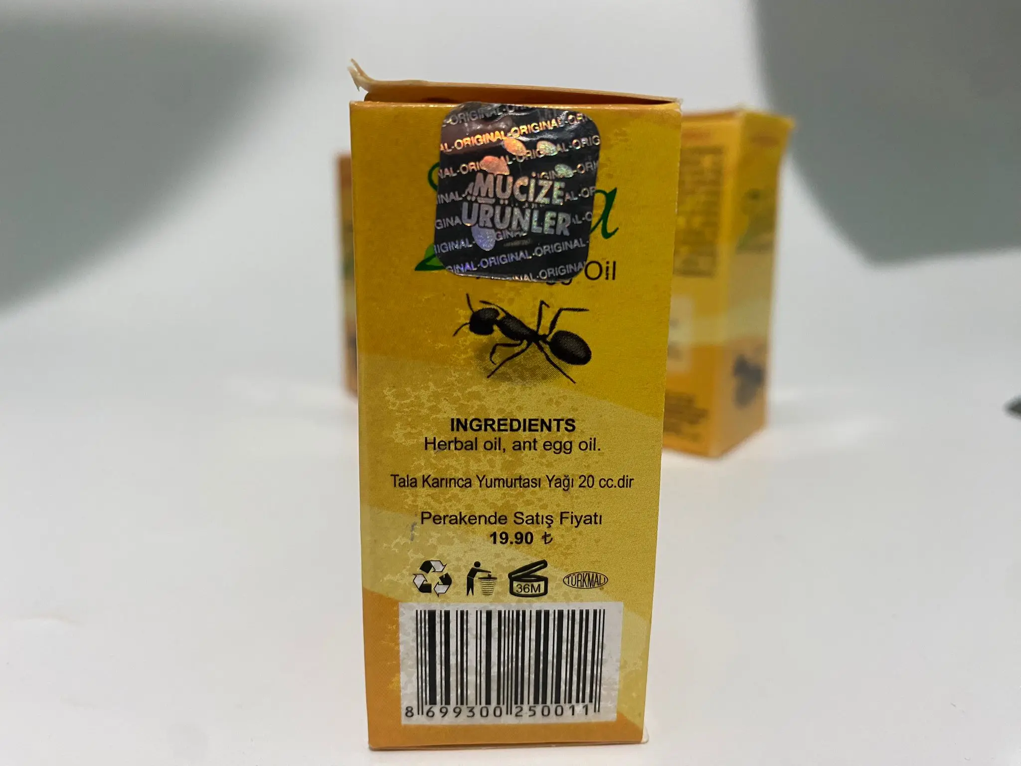 Aceite de huevo de hormiga, 6 piezas, 100% Original, para áreas especiales, cara, axilas, piernas, etc. Se puede aplicar a todas las partes del cuerpo