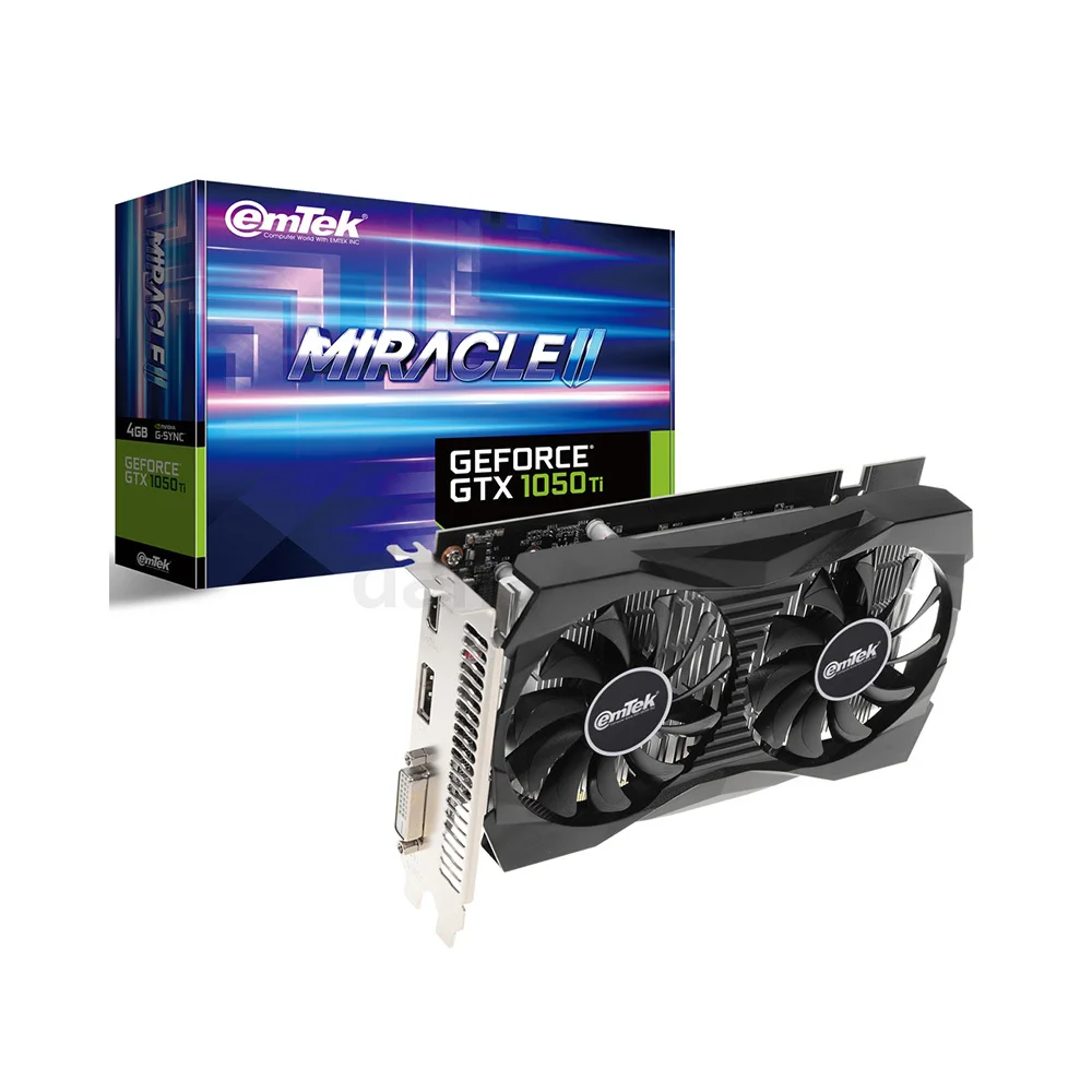 Emtech GeForce GTX 1050 Ti MIRACLE II D5 4GB