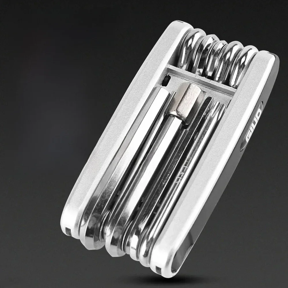 AliExpress GIYO 12 in 1 Bicycle Multitool Mini Protable MTB Road Bike Hex Spoke Screwdriver Tyre Lever Allen Wrench Cycling Repair Tool Kit