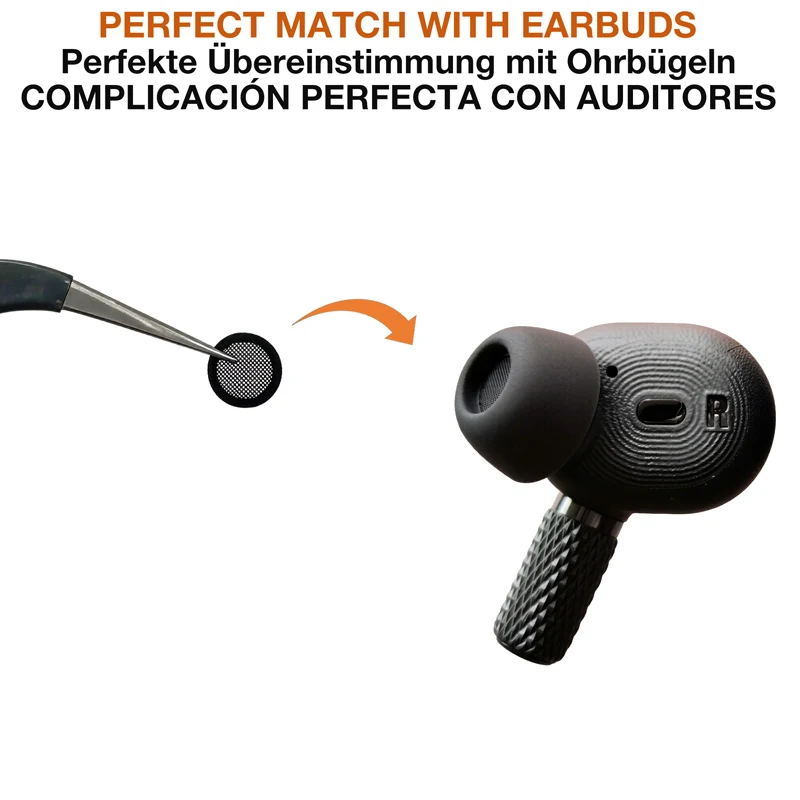 Dust Filter Mesh Replacement for Marshall Motif II A.N.C, Motif ANC Earbuds Mesh, 10 Pairs