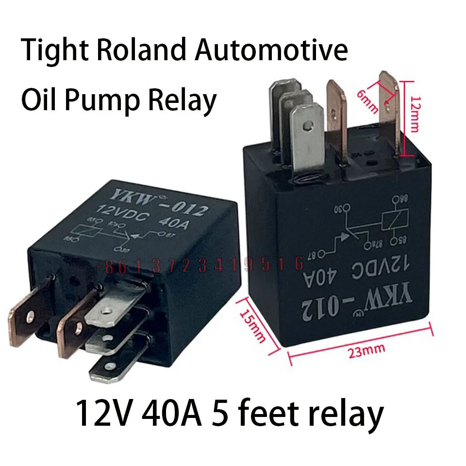 Original Automobile Oil Pump Efi Small Relay Dc12v24v48v40a Universal 4-pin 5-pin Fog Lamp Factory Direct Sale