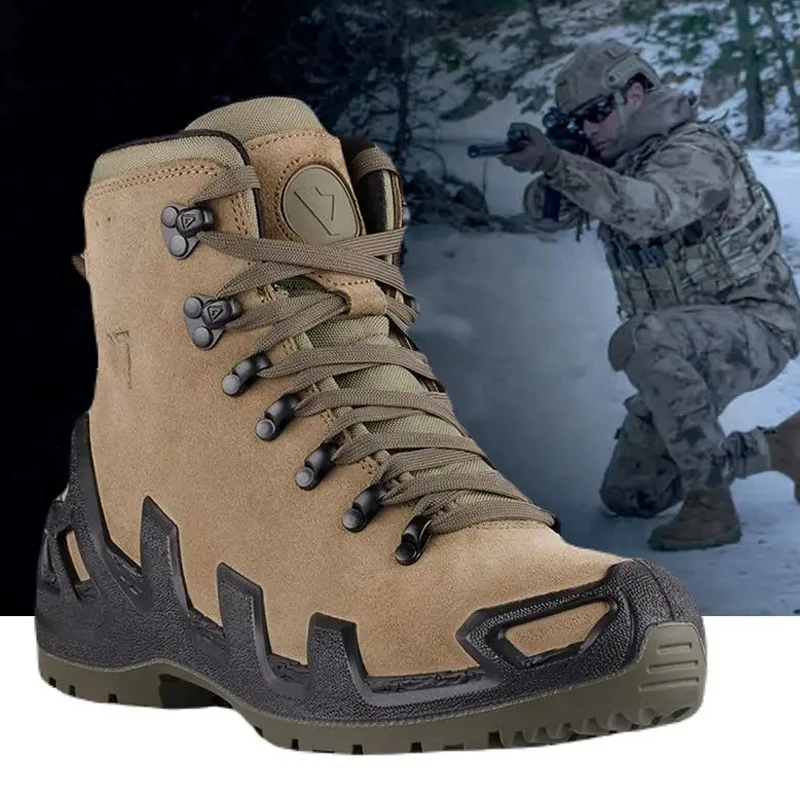 Pro Mid Khaki Boots