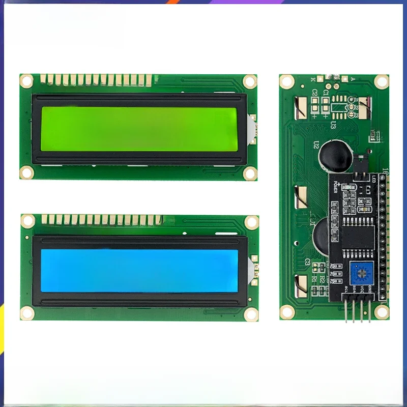 LCD Module Blauw Groen scherm IIC/I2C 1602 voor Arduino 1602 LCD UNO r3 Mega2560 LCD1602 - afbeelding 2