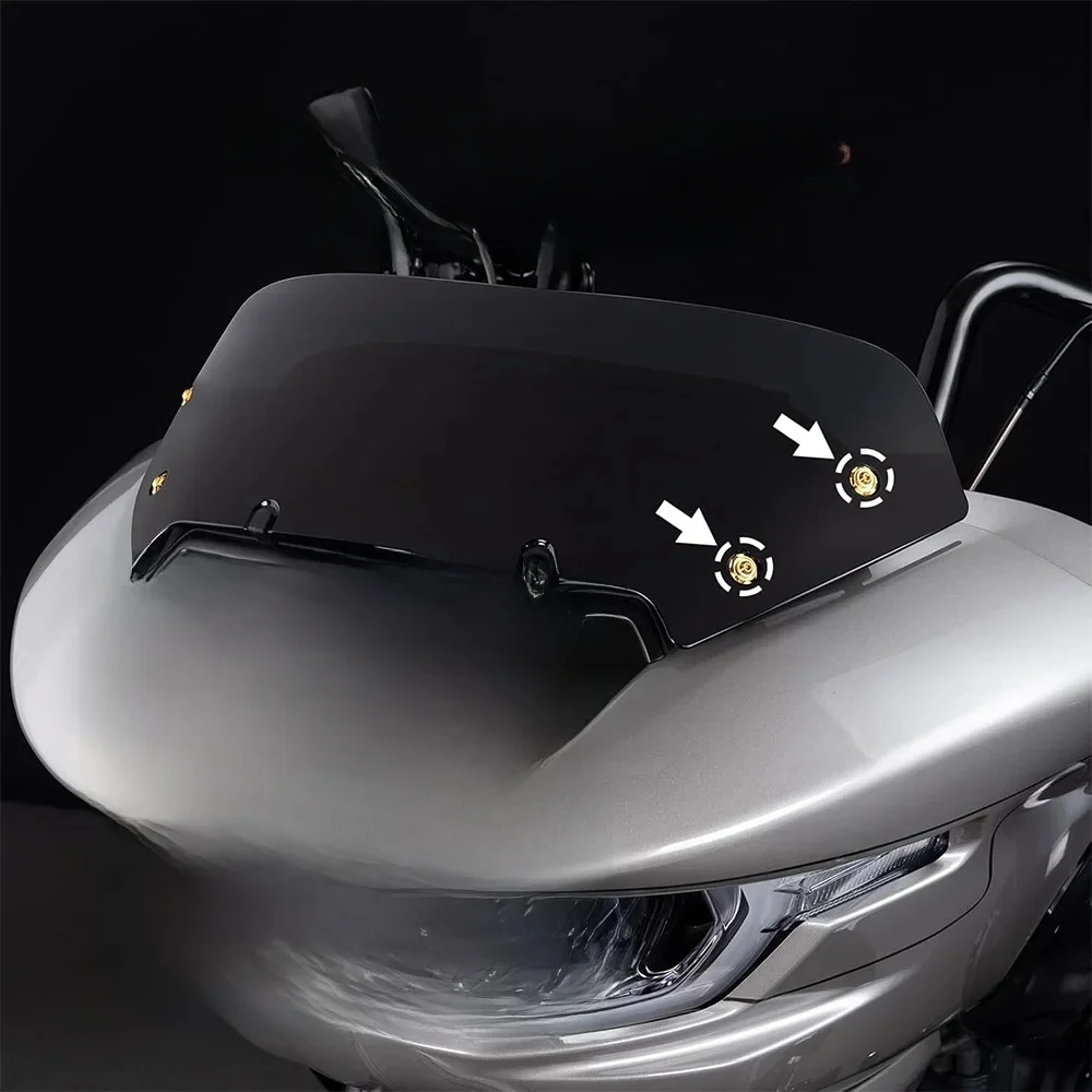 1 set voorruitschroeven aluminium 6061 voor Harley Touring Road Glide 2024 UP en CVO 2023 - afbeelding 2