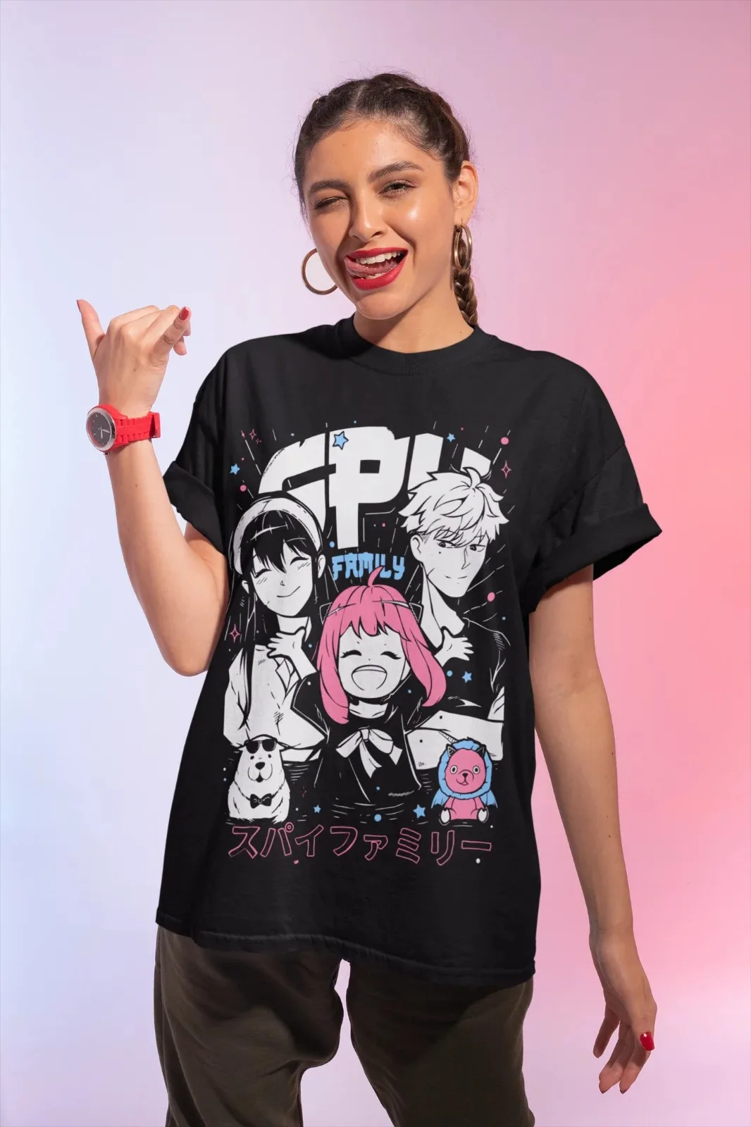 Japanese Anime SPY x FAMILY  Anime, Loid, Yor, Anya, Bond Summer Fashion For Man Women T- Shirts Tops Harajuku Y2K  Style Tees