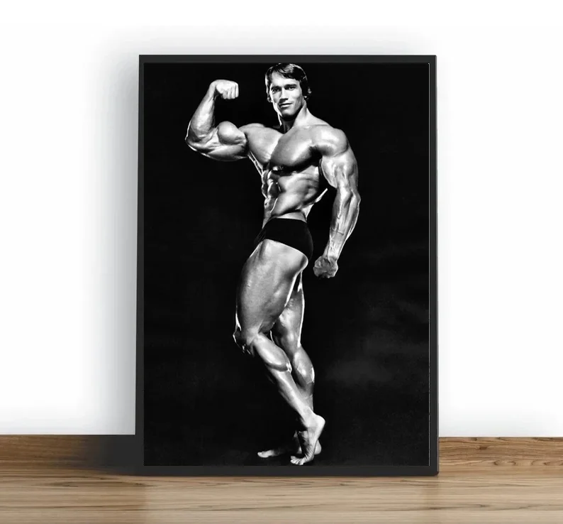 Arnold Schwarzenegger Bodybuilding Quote Fitness Inspirational Print Art Canvas Poster Wall Picture Living Room Decoration Home