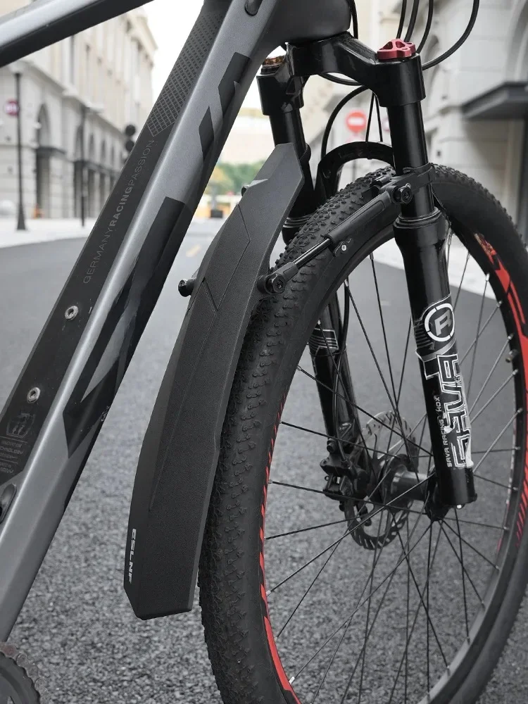 AliExpress NONE Bicycle Mudguard Mountain Road Bike Mudguard Adjustable Quick Release PP+Nylon Bicycle Mudguard Bike Parts