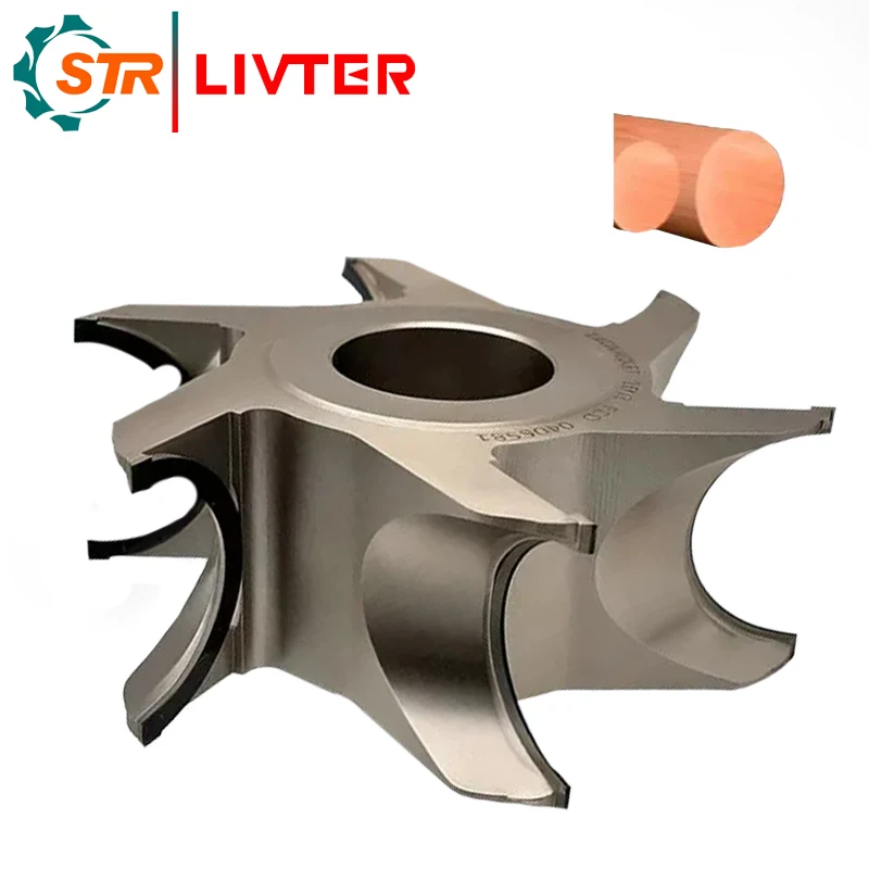PCD Half-Round Cutter Concave, PCD Profile End Mill, Rounding-Over and Chamfering Cutter
