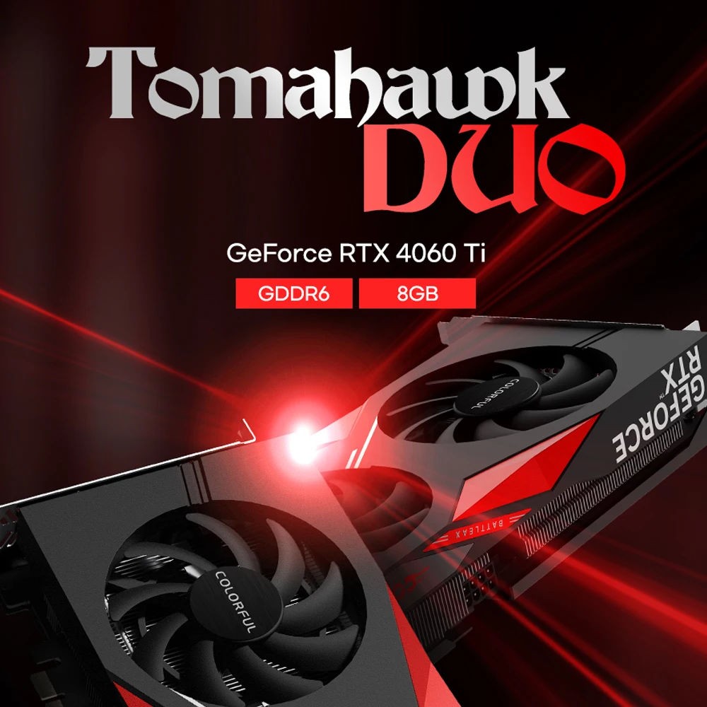 COLORFUL GIRFORCE RTX 4060 Ti Toma HAK DUO D6 8GB DC