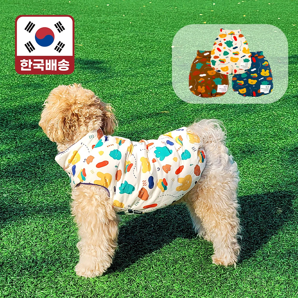 (LETO) Leto puppy padded two-sided winter clothes ultra-lightweight holess LDC-C01P