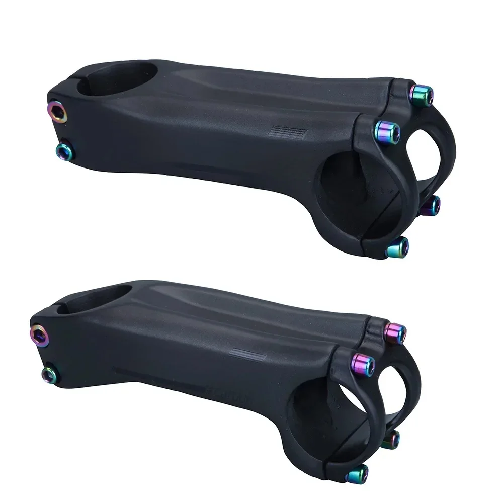 AliExpress NONE BALUGOE -6 /-17 Degree Full Carbon Fiber Bicycle Handlebar Stem Use for MTB Mountain Road Bike Handle 28.6-31.8MM Cycling Parts