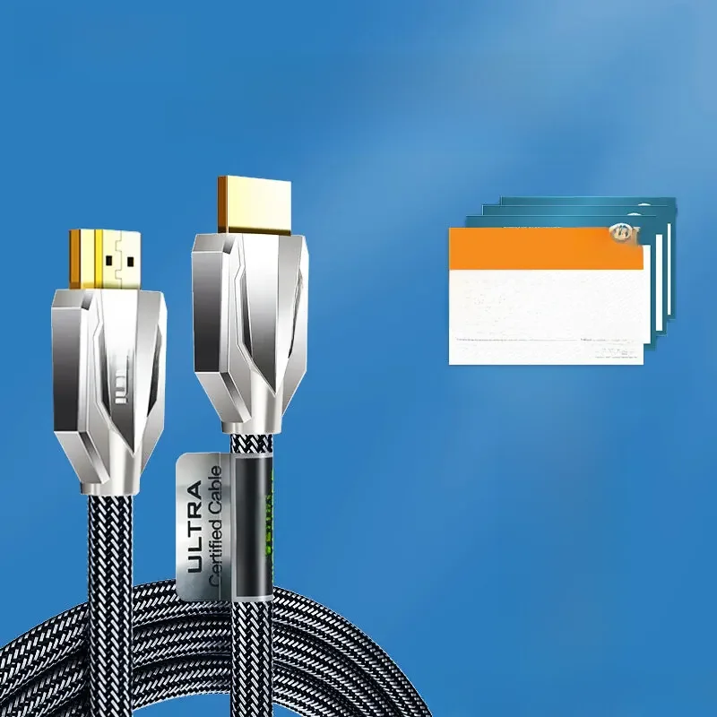 llano HDMI 8K Certified HDMI 2.1 Certified Cable 8K/60Hz 4K/120Hz 2K144Hz Ultra High-Speed 48Gbps Cable 3D HDR Cable