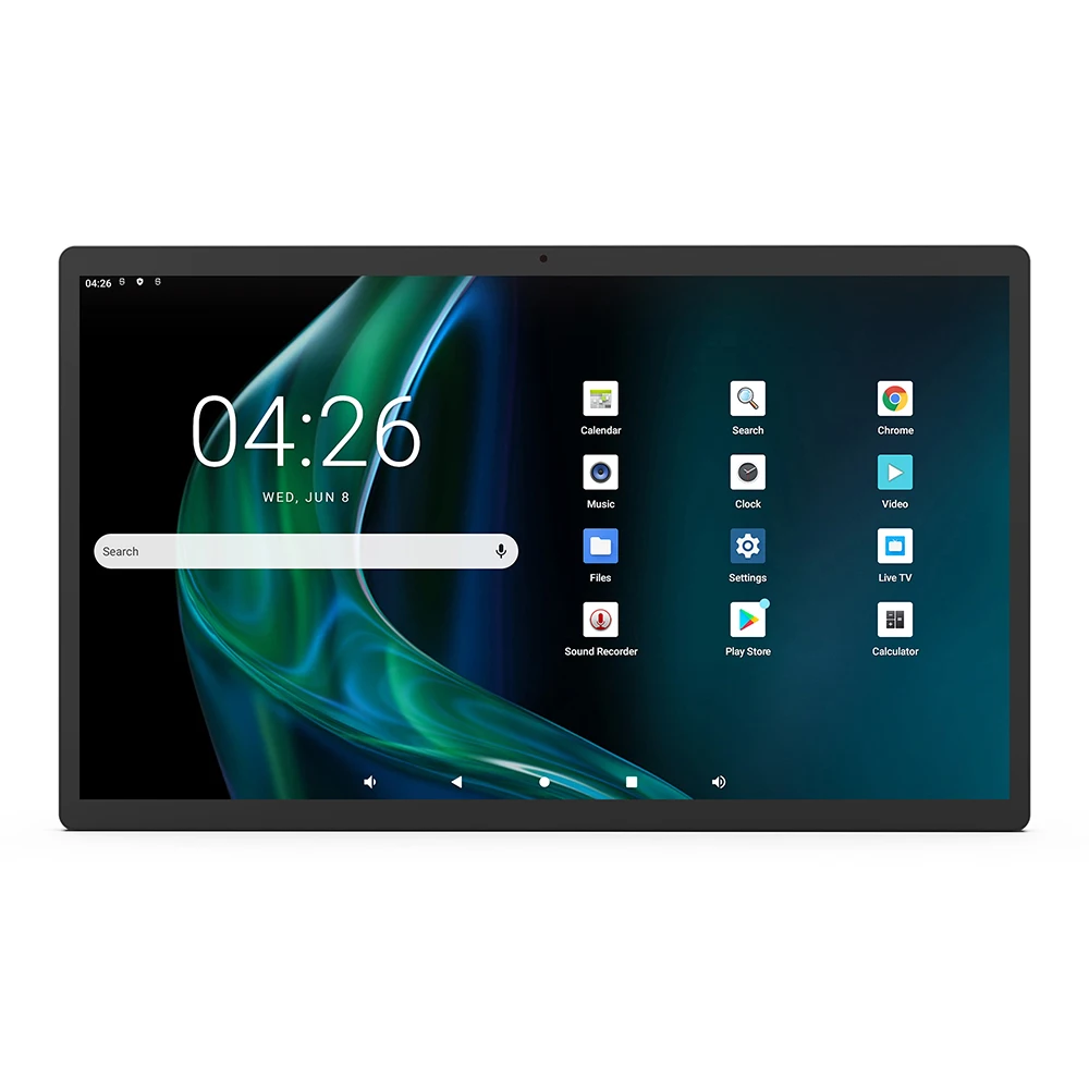 Imagem -02 - Montagem na Parede Industrial Tablet pc Poe Plus Moldura Ultra Slim Suporte de Parede 4gb Ram 32gb Rom Entrada Hdmi tipo c Câmera de 5mp 24