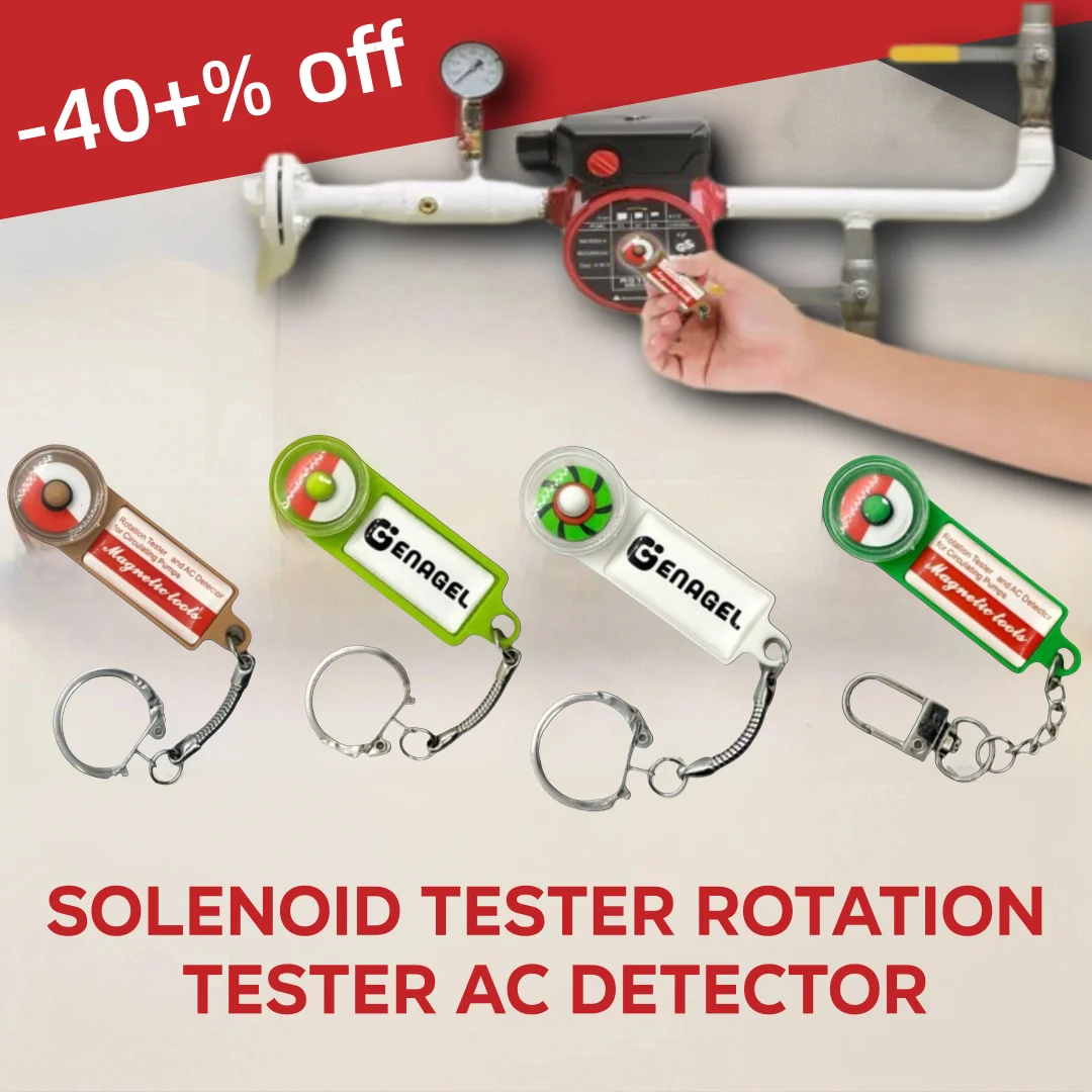

1PC Magnetic Disc Rotation Tool Direction AC Detector & Circulating Pump Rotation Tester For Industrial Equipment Checks