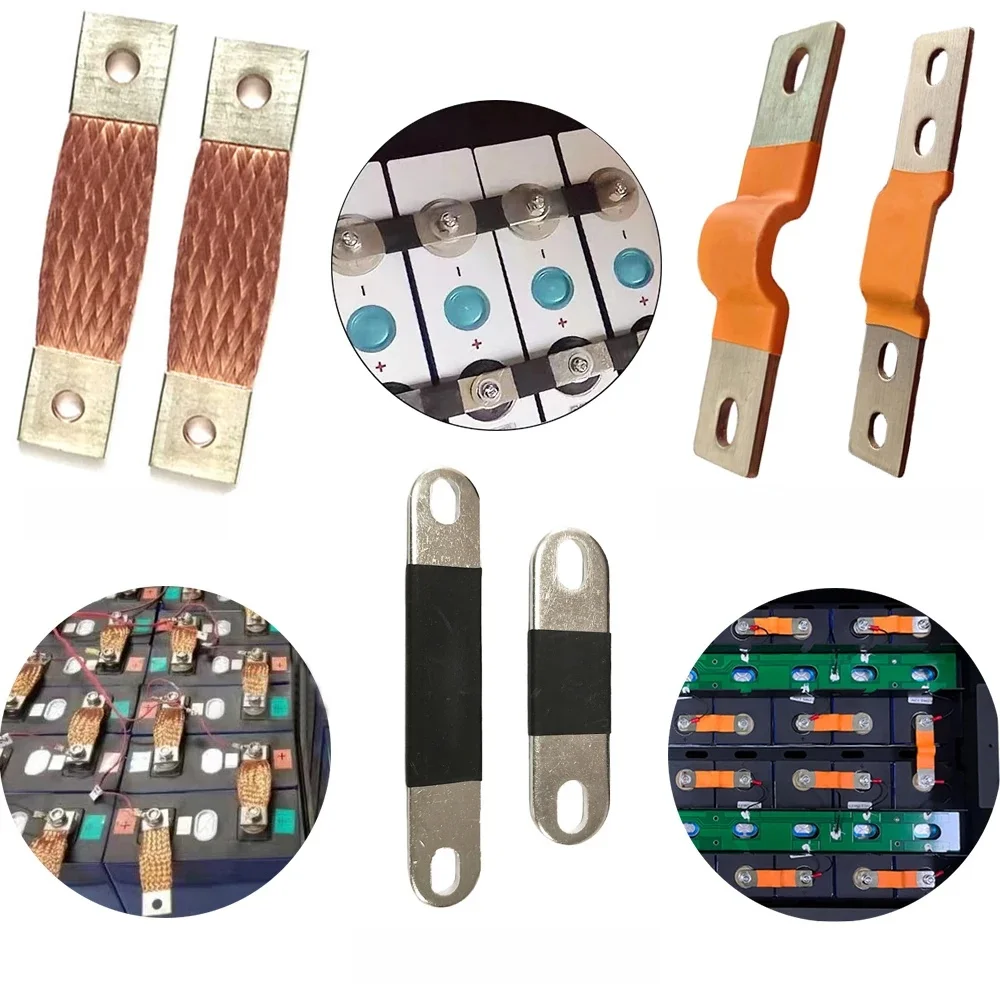 90Ah 105Ah 230Ah 280Ah 300Ah Busbar Lifepo4 Akumulator Elastyczne złącze miedziane 38mm 56mm 64mm 74mm do akumulatora 12V Lifepo4 — zdjęcie produktu 7