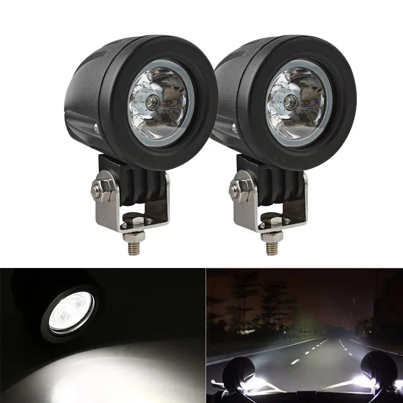 AliExpress jiahangsheng Motorcycle LED Work 2Inch Light 10W 12V 24V Mini Auto Truck ATV 4X4 4WD Car Tractor Bicycle Indicator Fog Lamp Driving Headlight