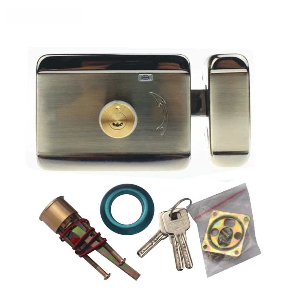 DC 10V-15V Electric Lock Control Access Mute  motor Lock Electric Door Lock For Doorbell Intercom Access Control Security System