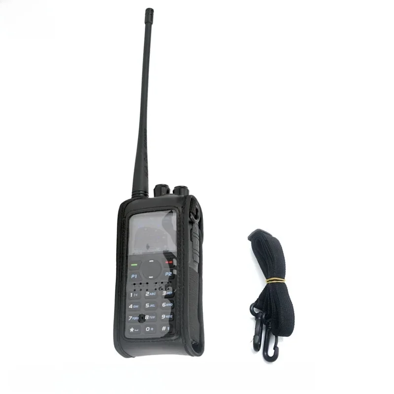 Étui en cuir souple sac porte-housse pour Anytone ATD878UV AT-D878UV Plus Ham Radio Portable Walperforated Talkie Accessoires