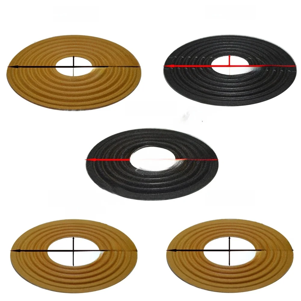 2 sztuk 49.5/51.5/65.5/75.5/100mm rdzeń OD180mm elastyczna fala głośnik Subwoofer Woofer głośnik basowy naprawa pająk amortyzator — zdjęcie produktu 7