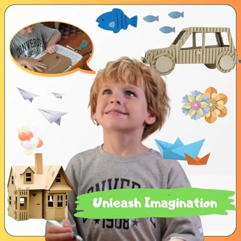 Coupe-Carton pour Enfants - Kit de Bricolage sûr avec Coupe-Carton pour Enfants à partir de Coupe-Carton pour Enfants - Kit de Bricolage sûr avec Coupe-Carton pour Enfants à partir de